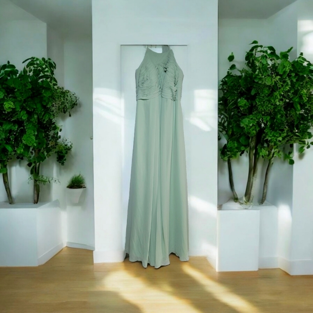 Stunning Azazie Effortless elegance formal wear Chic Sleeveless Cyan Prom Dress